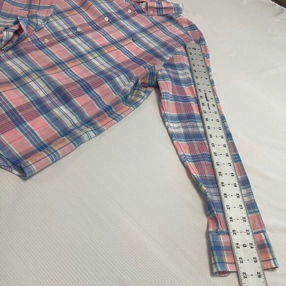 Vineyard Vines Classic Fit Plaid Button Up Tucker Shirt Size Large - Picture 5 of 8